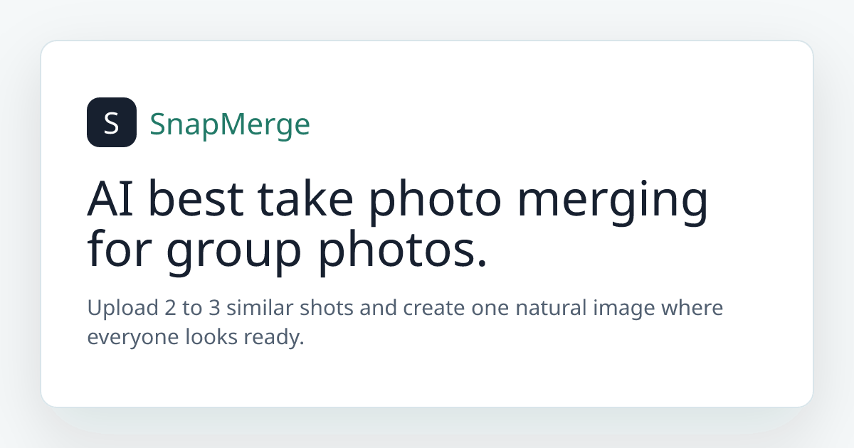 SnapMerge screenshot 1